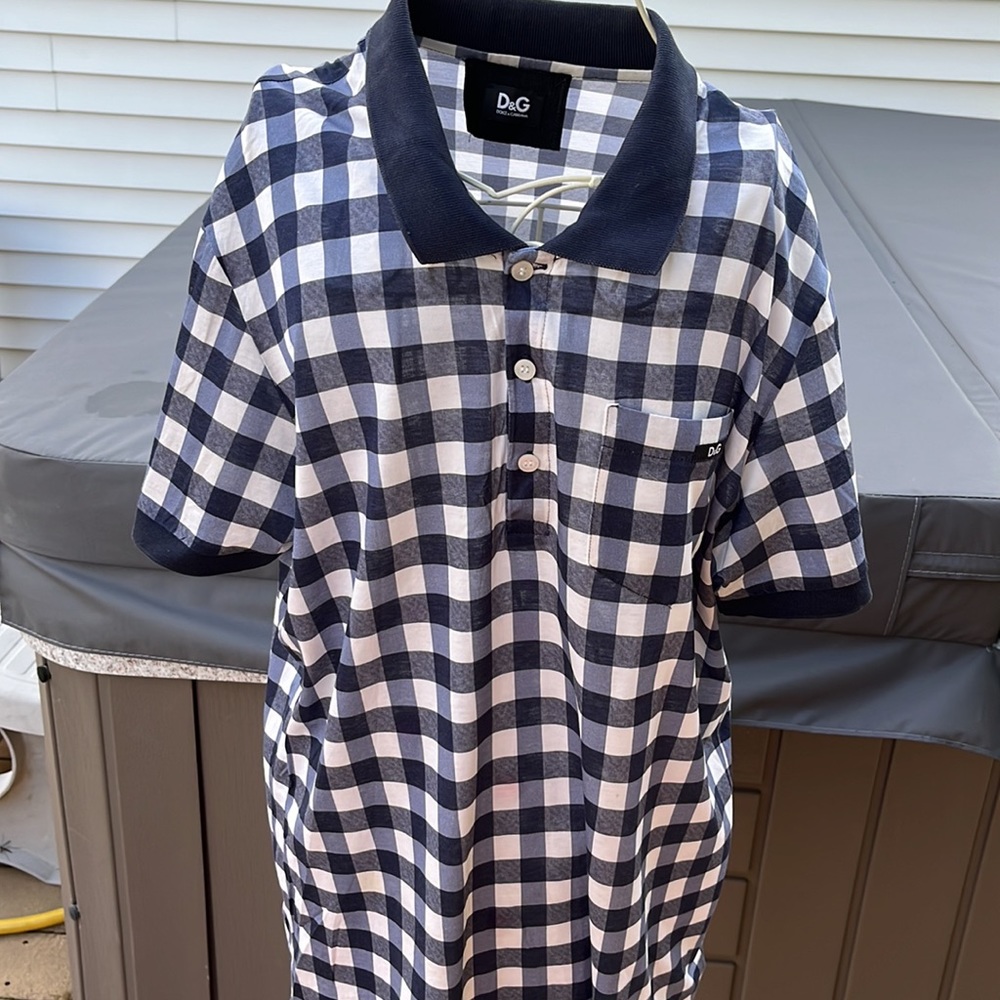 Dolce and Gabbana 100% cotton polo size 54 - Picture 4 of 10